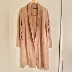 Banana Republic Long Duster Cardigan Sweater Size Medium- EUC